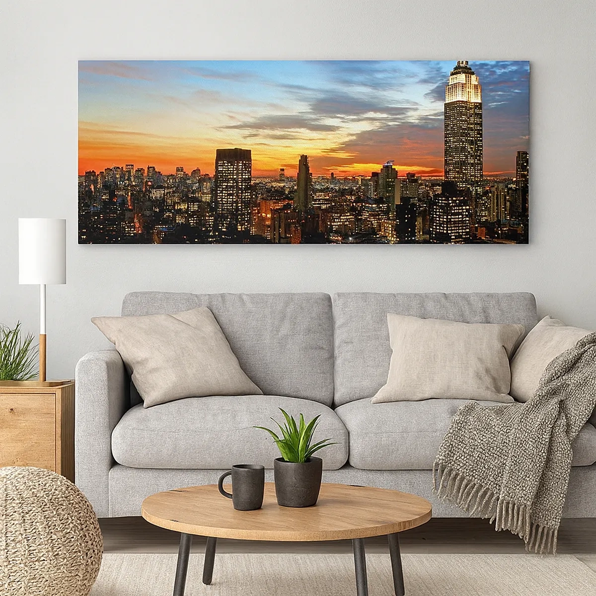 Canvas picture - Starry American Night - 30x30 cm