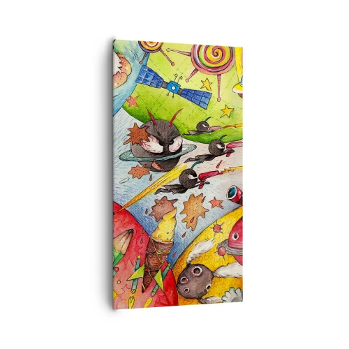 Canvas picture - Great Space Adventure - 65x120 cm