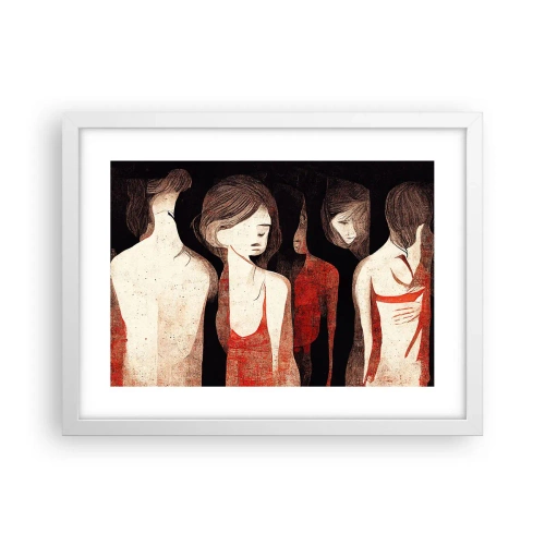 Poster in white frmae - Madonnas from Darkness - 40x30 cm