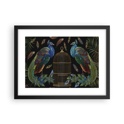 Poster in black frame - In Royal Robes - 40x30 cm