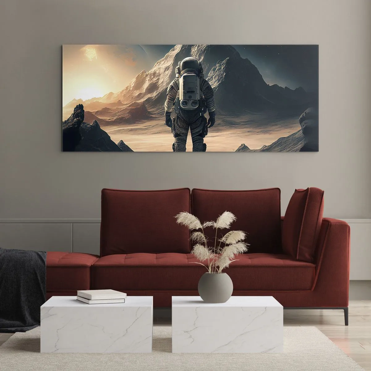 Glass picture - New Challenge - 90x30 cm