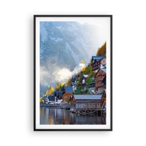Poster in black frame - Alpine Atmosphere - 61x91 cm