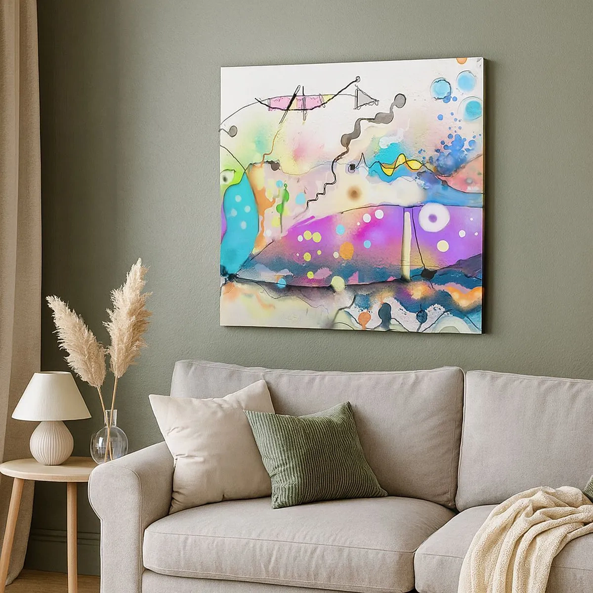 Canvas picture - No Words! - 30x30 cm