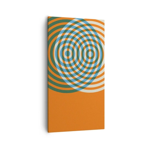 Canvas picture - Abstract Variation on a Circle - 55x100 cm