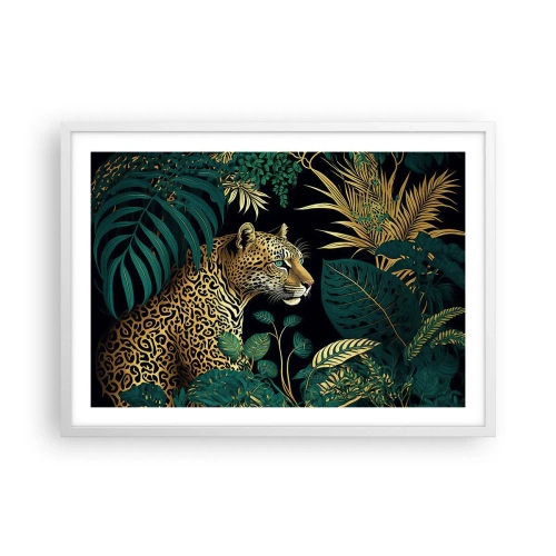Poster in white frmae - Host in the Jungle - 70x50 cm