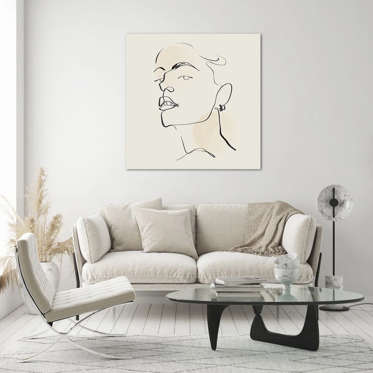 Glass picture - Proud Look - 40x40 cm