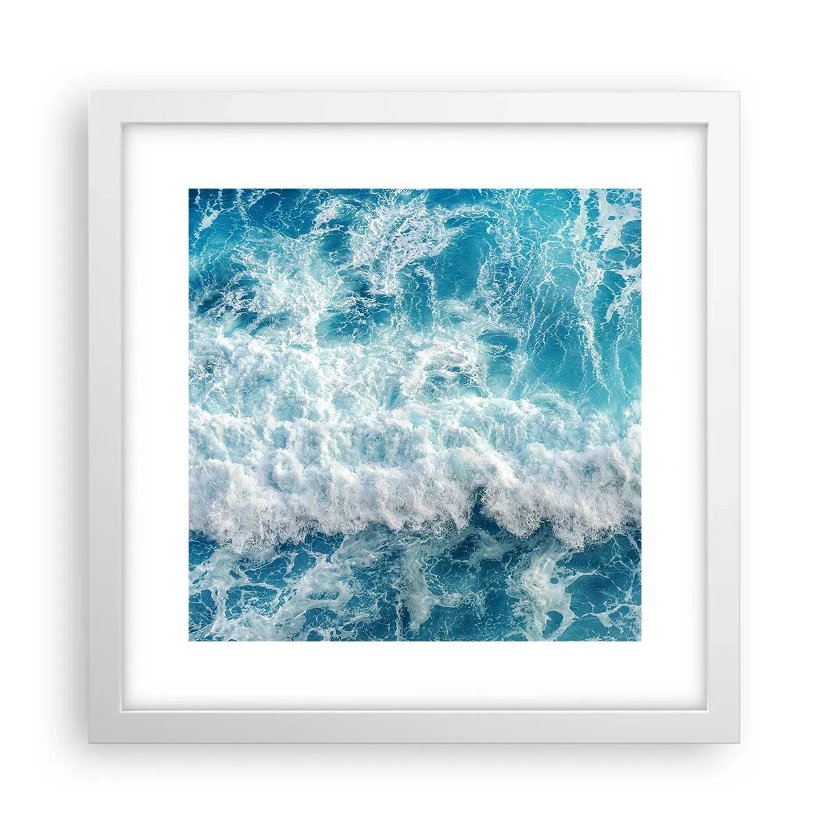 Poster in white frmae - Jouful and Loud - 30x30 cm