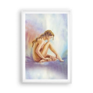 Poster in white frmae - Nude of Youth - 61x91 cm