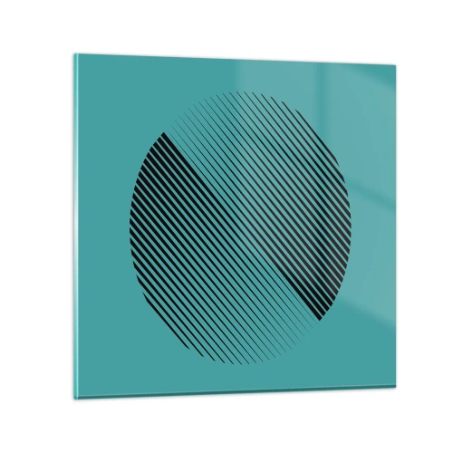 Glass picture - Circle - Geometrical Variation - 50x50 cm