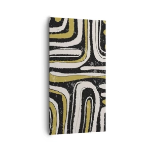 Canvas picture - Compositions: Tracks and Alleys - 65x120 cm