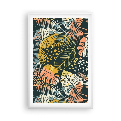 Poster in white frmae - Leafy Fantasy - 61x91 cm