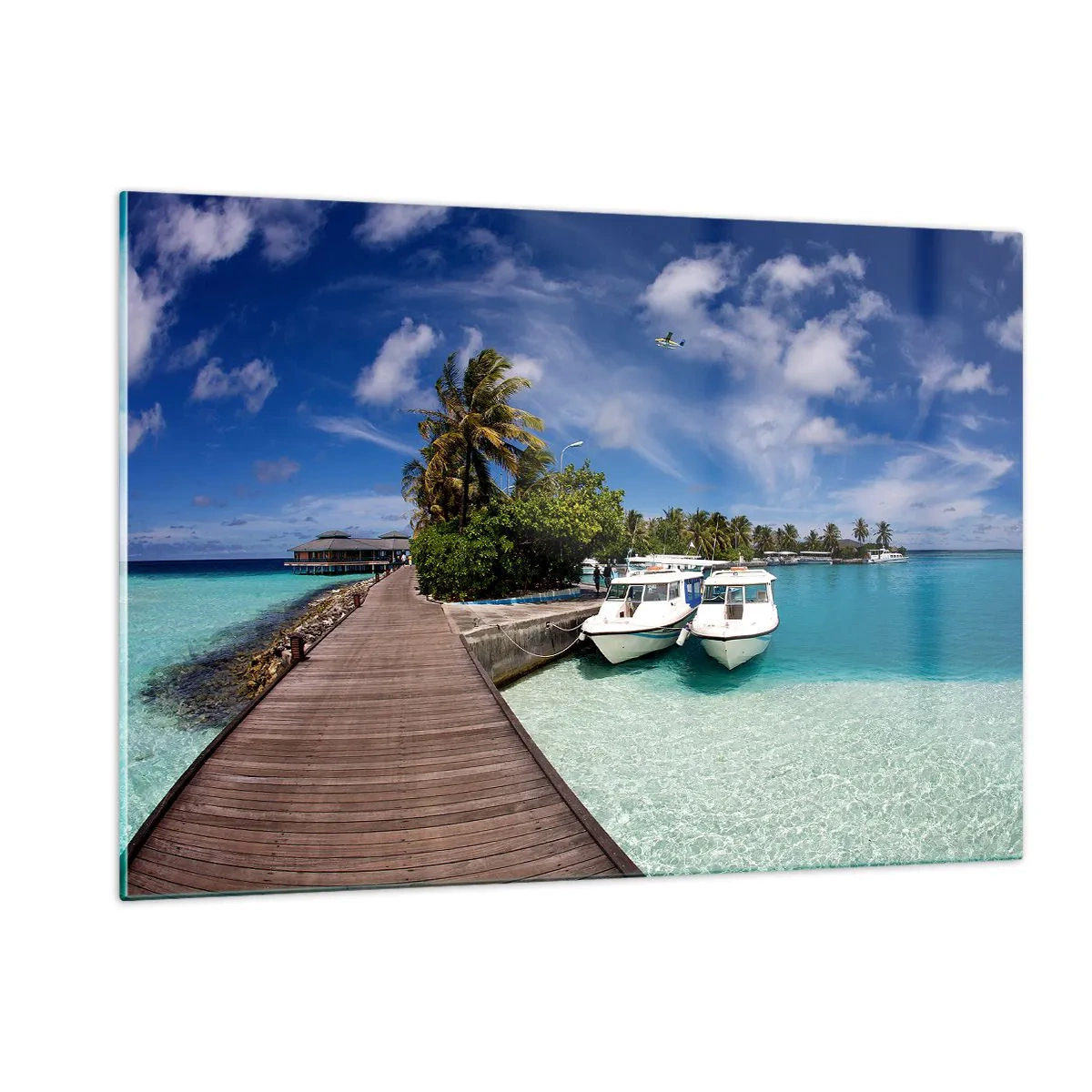 Glass picture - So Paradise Exists - 120x80 cm