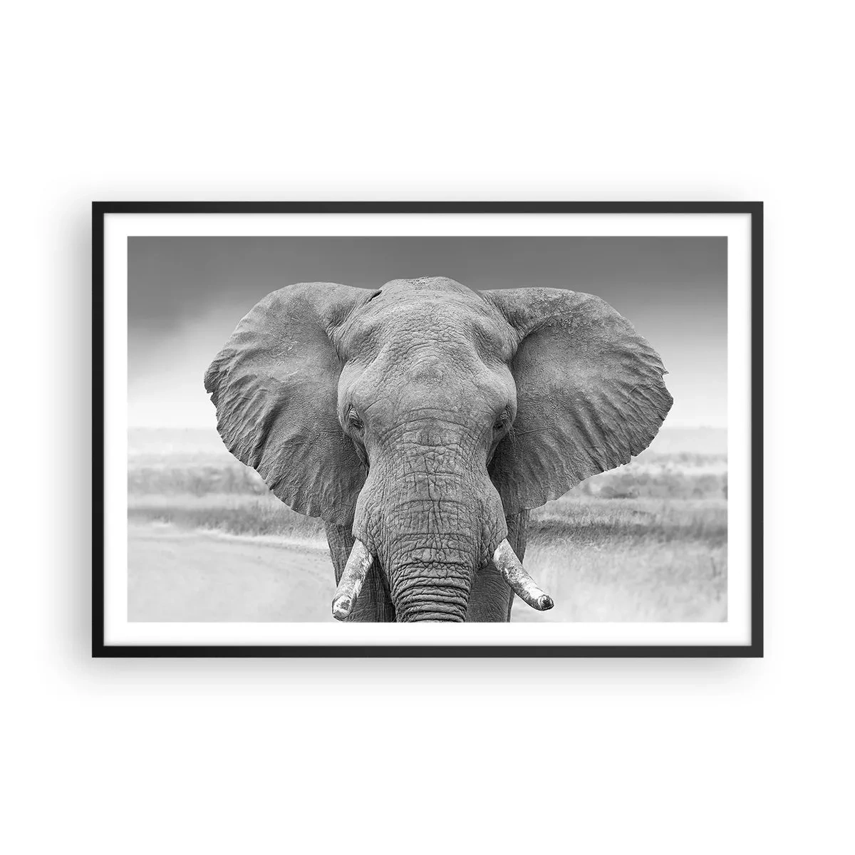 Poster in black frame - Welcome to My World - 91x61 cm