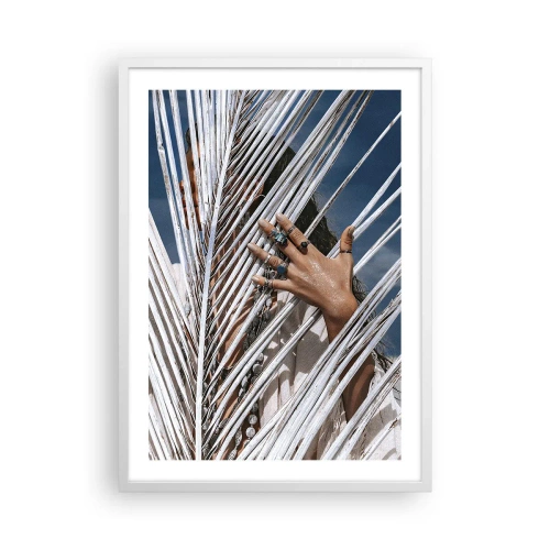Poster in white frmae - Shaman's Girlfriend? - 50x70 cm
