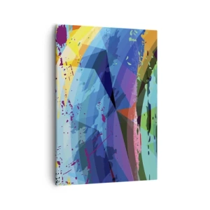Canvas picture - Outburst of Colours - 50x70 cm