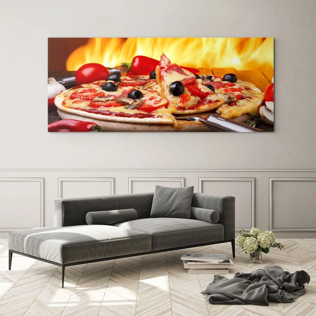 Glass picture - From Italy with Love - 90x30 cm