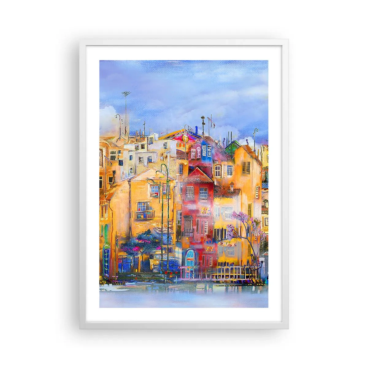 Poster in white frmae - We Are Together - 50x70 cm