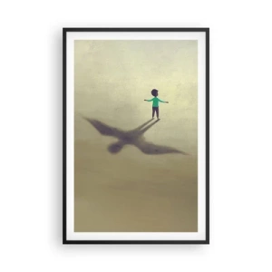Poster in black frame - Hero of the Future - 61x91 cm