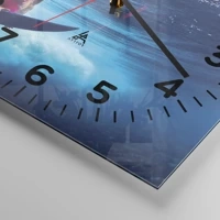 Clock face with numbers