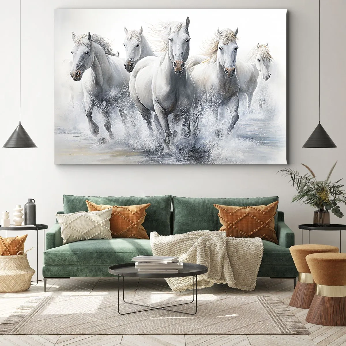 Canvas picture - White Magic - 100x70 cm