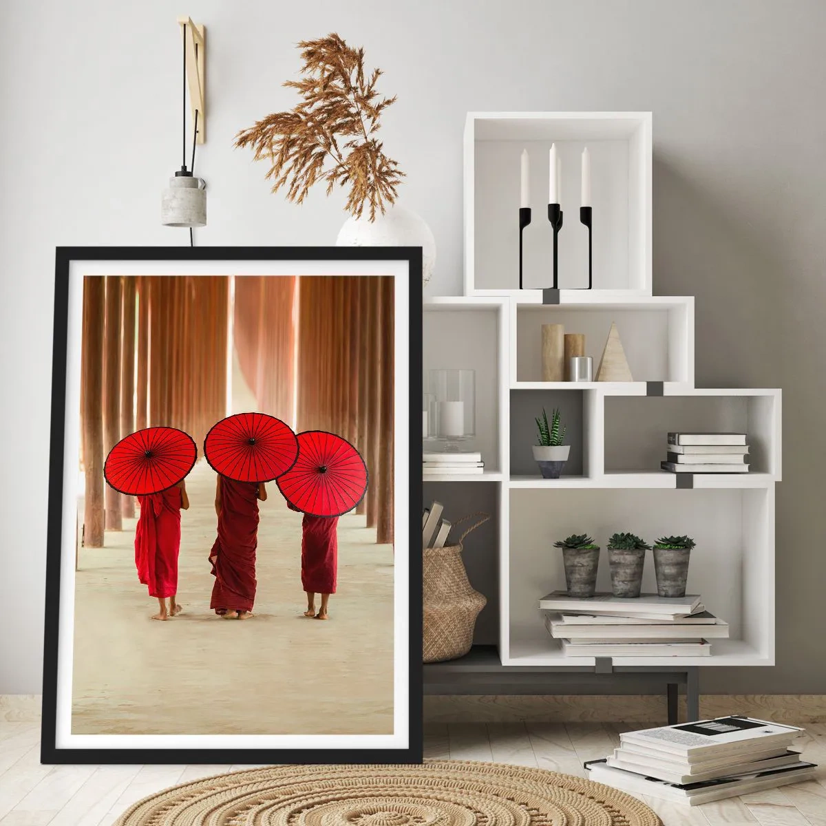 Poster in black frame - On the Way to Pure Country - 70x100 cm