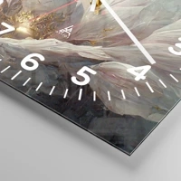 Clock face with numbers