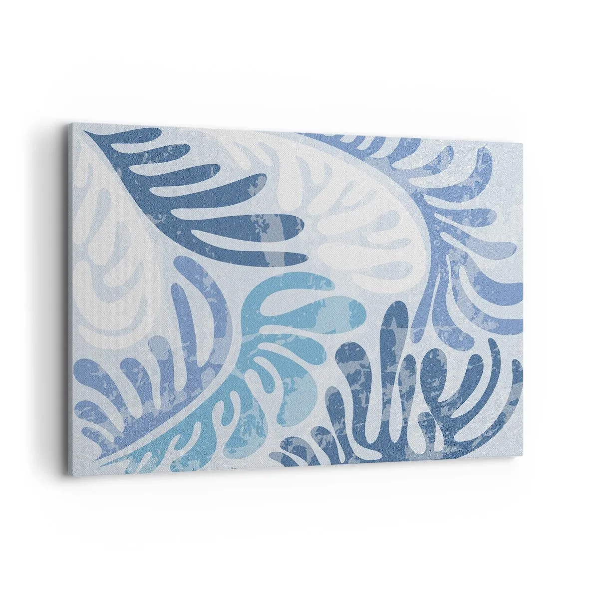 Canvas picture - Blue Ferns - 120x80 cm