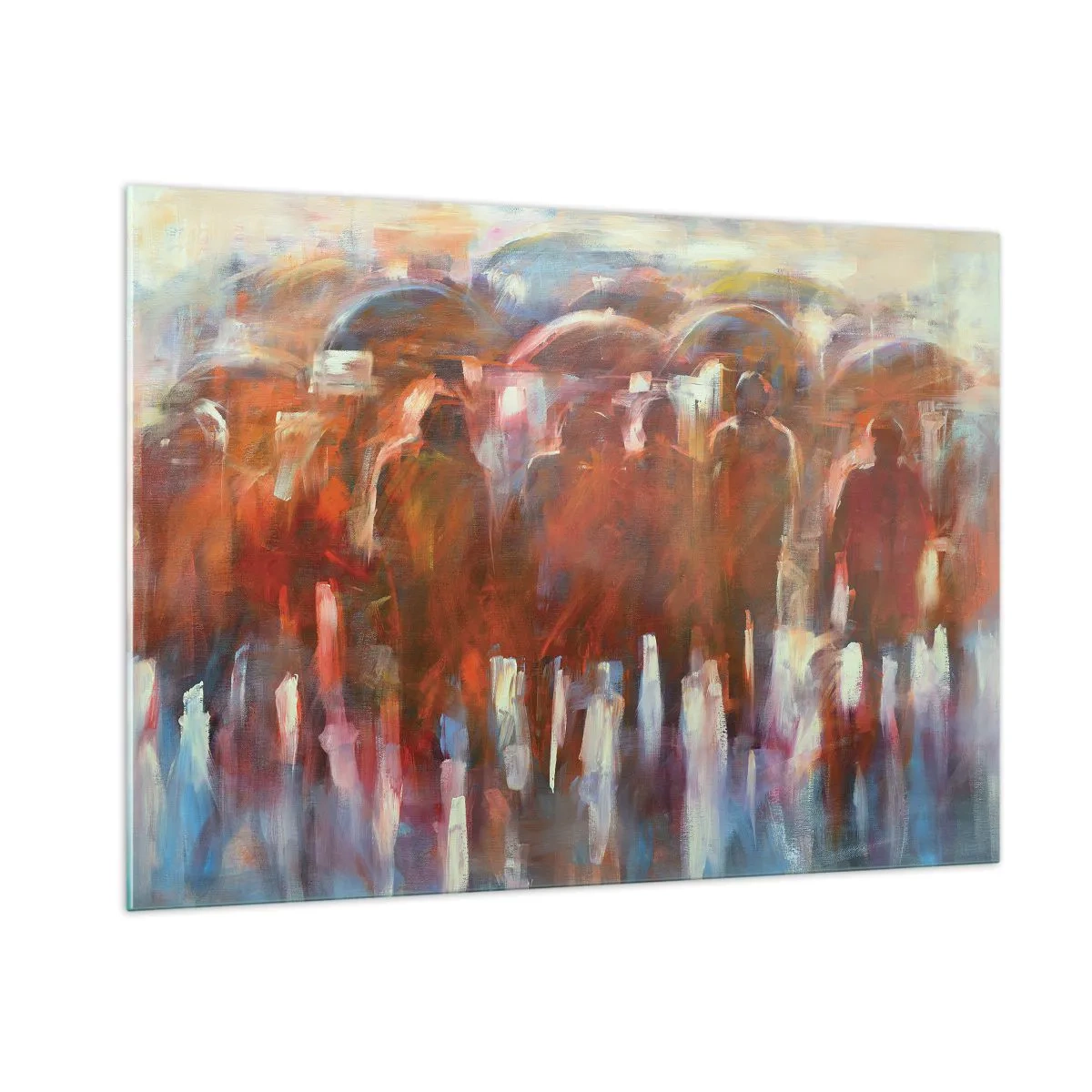 Glass picture - Equal in Rain and Fog - 100x70 cm