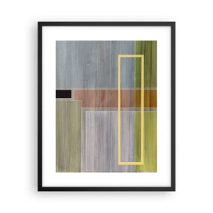 Poster in black frame - Straight and Calm - 40x50 cm