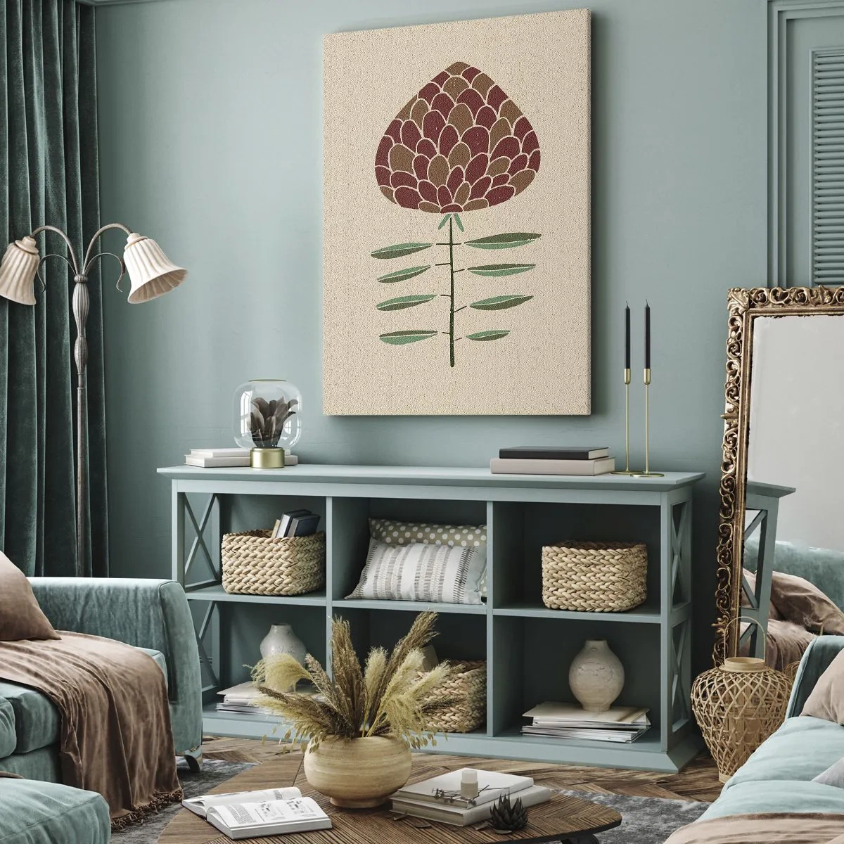 Canvas picture - Like a Big Pine Cone - 50x70 cm