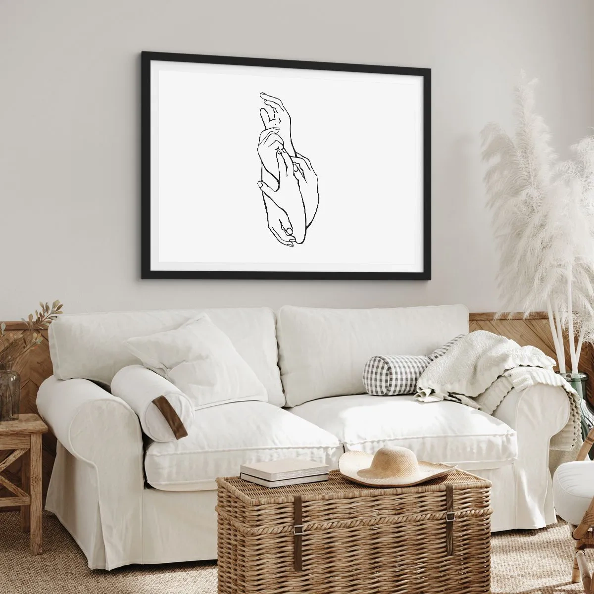 Poster in black frame - Good Touch - 91x61 cm