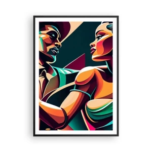Poster in black frame - In a Heartbeat - 70x100 cm