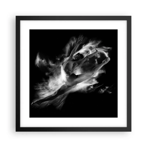 Poster in black frame - Stopped i in Flight - 40x40 cm