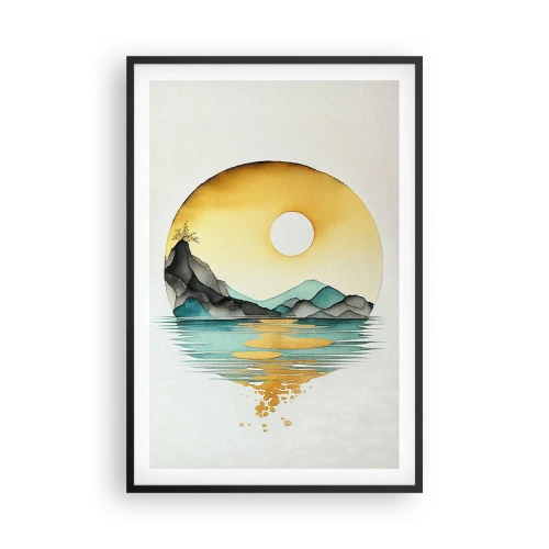 Poster in black frame - In the Circle of Beauty - 61x91 cm