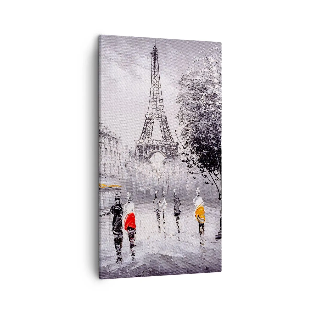 Canvas picture - Parisian Walk - 45x80 cm
