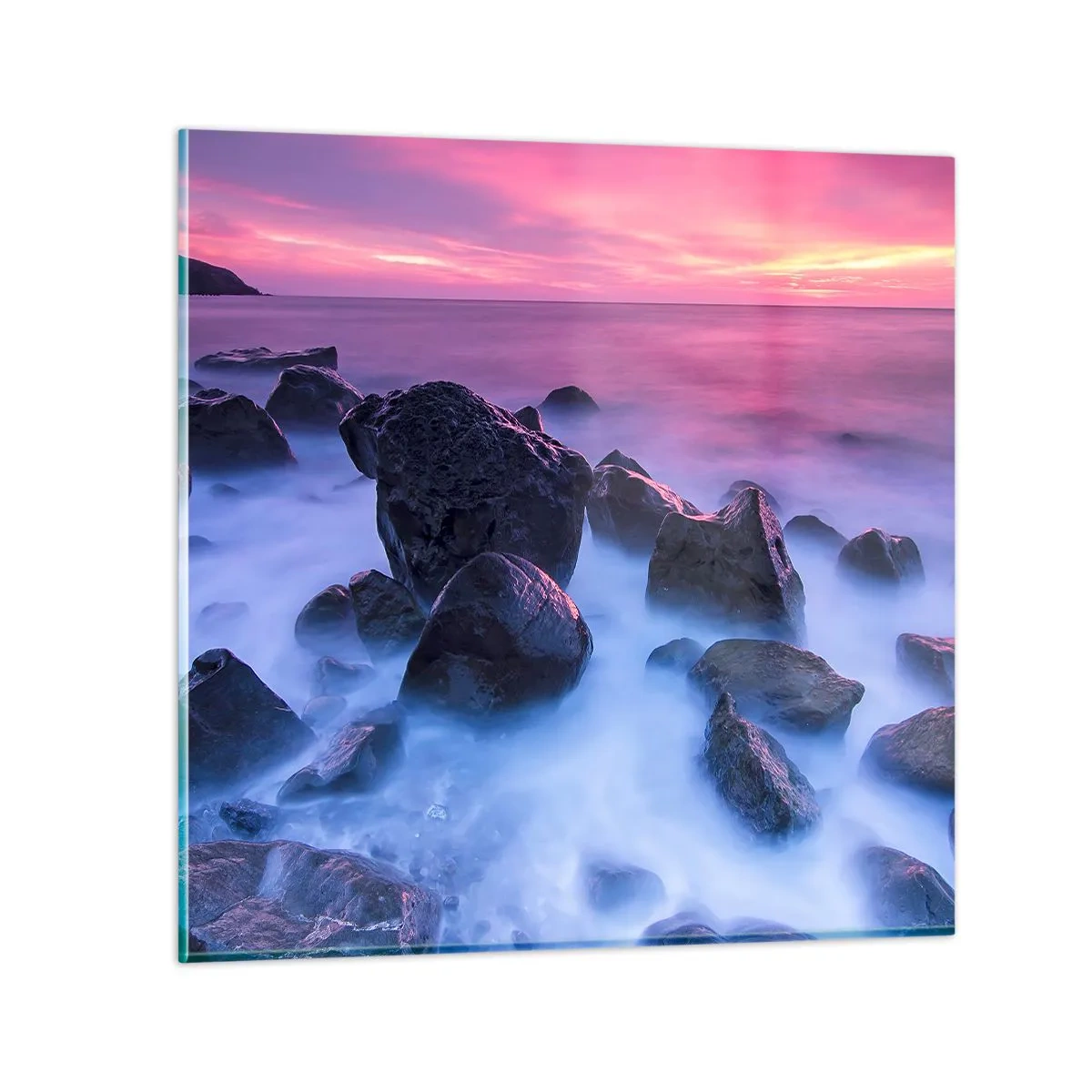 Glass picture - Born in Light and Mist - 60x60 cm