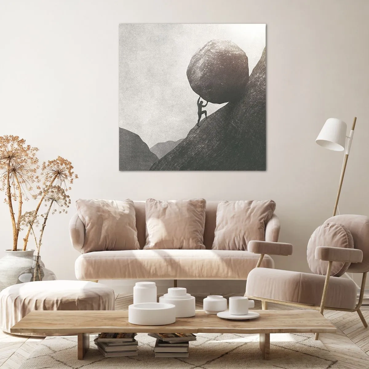 Canvas picture - I Believe against Hope - 50x50 cm