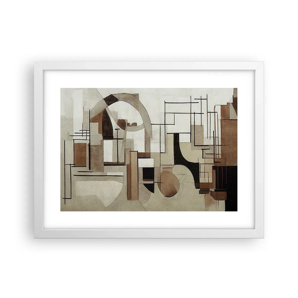 Poster in white frmae - City Landscape 2.0 - 40x30 cm