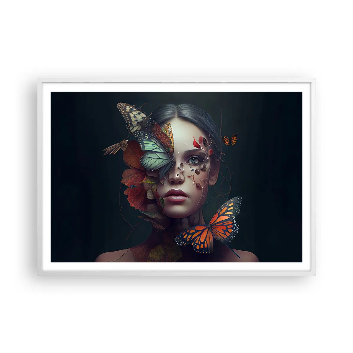Poster in white frmae - Wonderful Metamorphosis - 100x70 cm