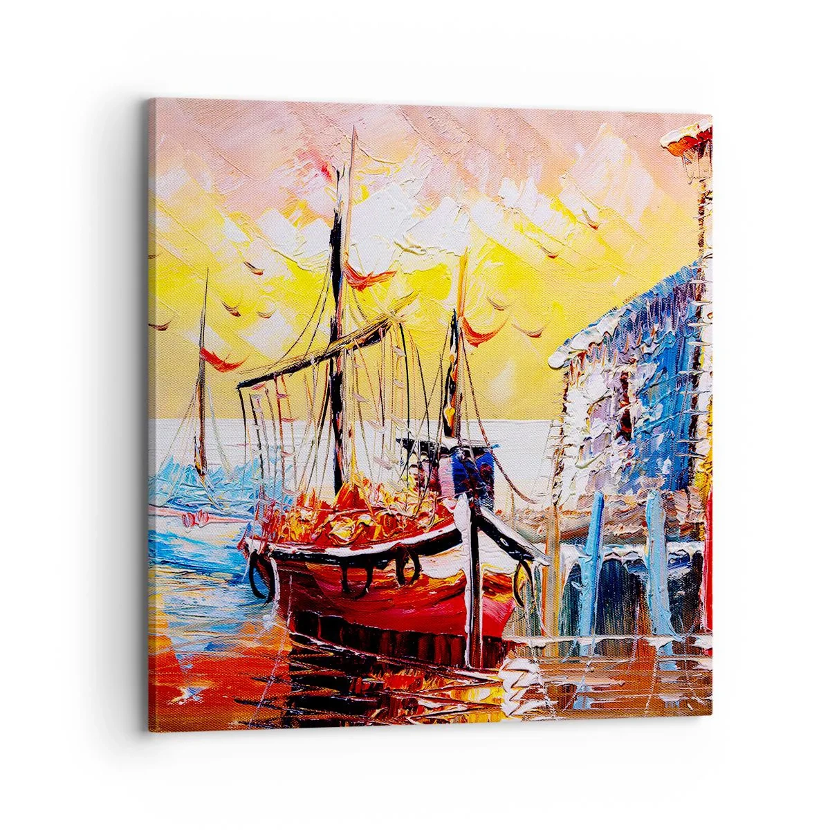 Canvas picture - Happy Comeback - 70x70 cm