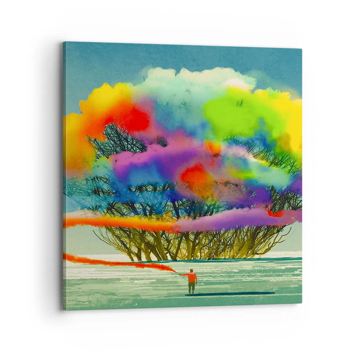 Canvas picture - Revive this World - 70x70 cm