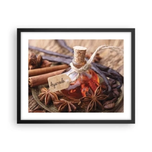 Poster in black frame - Unity of Body and Spirit - 50x40 cm
