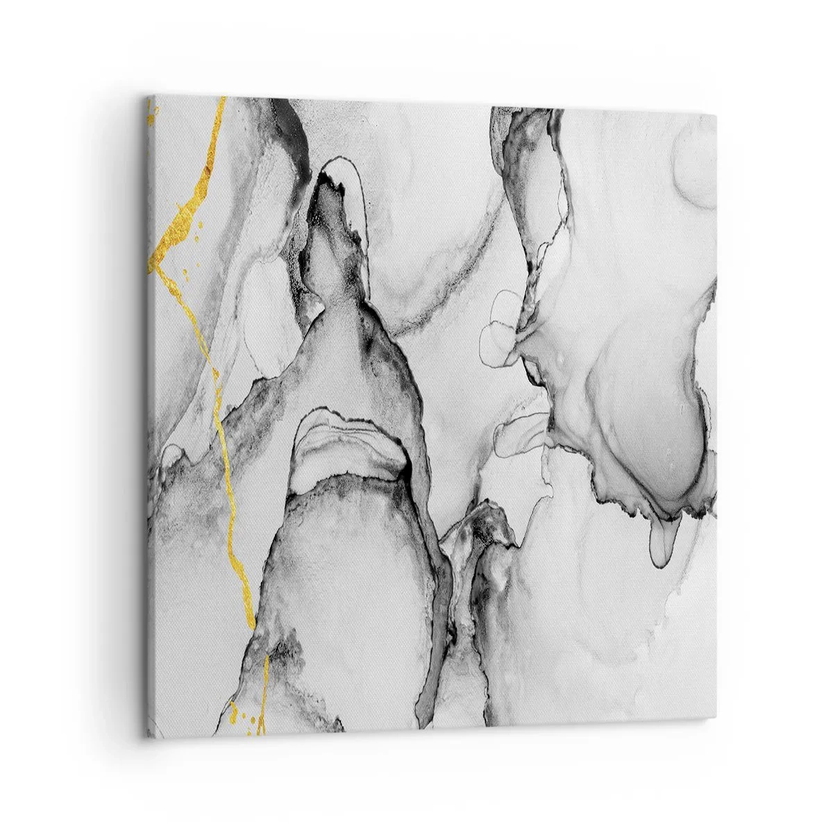 Canvas picture - Composition with a Golden Motif - 50x50 cm