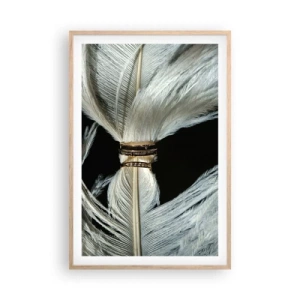 Poster in light oak frame - …and I won't Leave You… - 61x91 cm