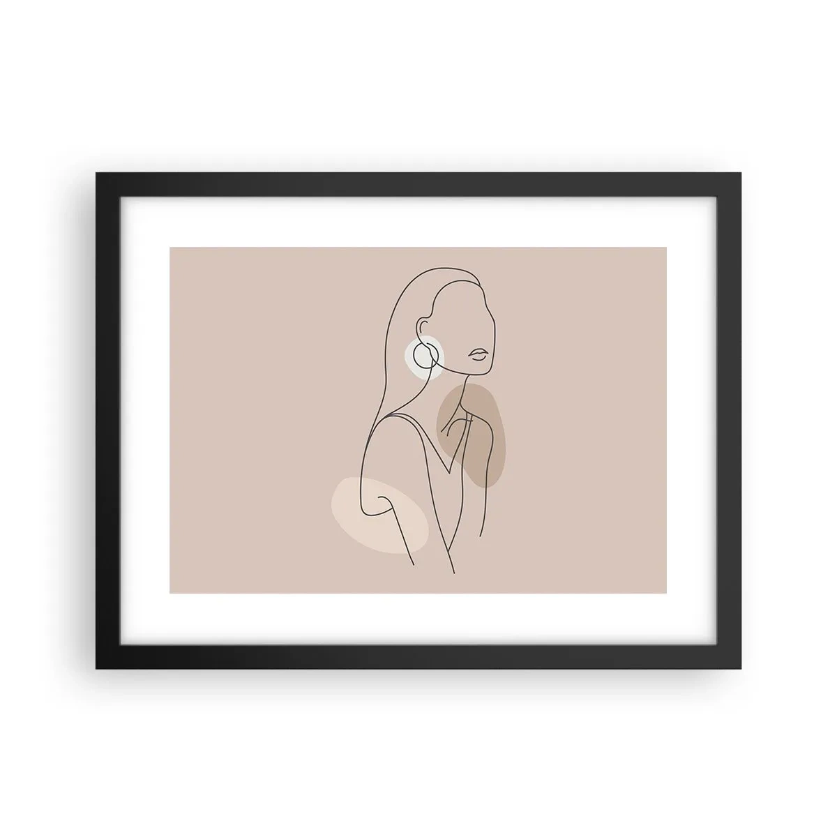Poster in black frame - Icon of Girlhood - 40x30 cm