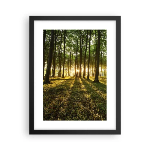 Poster in black frame - Photography of All Springs - 30x40 cm