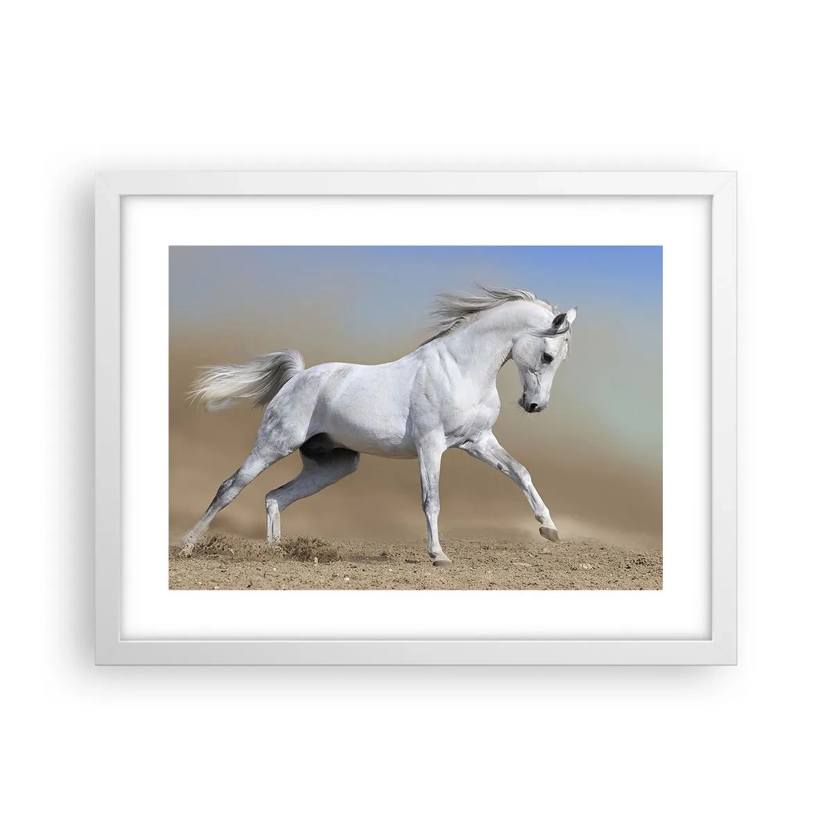 Poster in white frmae - The Most Beautiful Arabic Tale - 40x30 cm