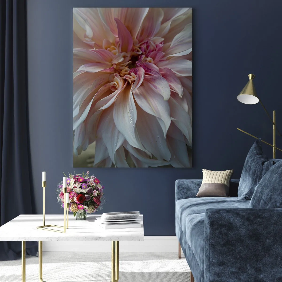 Glass picture - Blooming Freshness - 70x100 cm