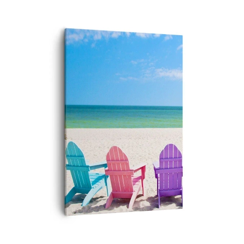 Canvas picture - Rainbow Beach - 50x70 cm