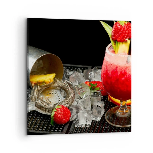 Canvas picture - Coctail of Flavours - 70x70 cm